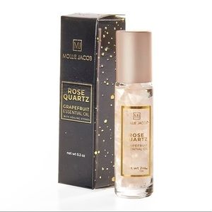 Mollie Jacob Rose Quartz Grapefruit Essential Oil with Healing Stones